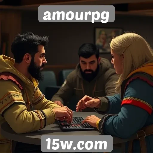 jogadores comentam sobre a experiência multiplayer no amourpg